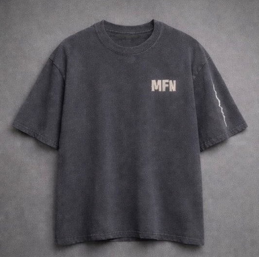 MFN Statement Tee – Washed Black
