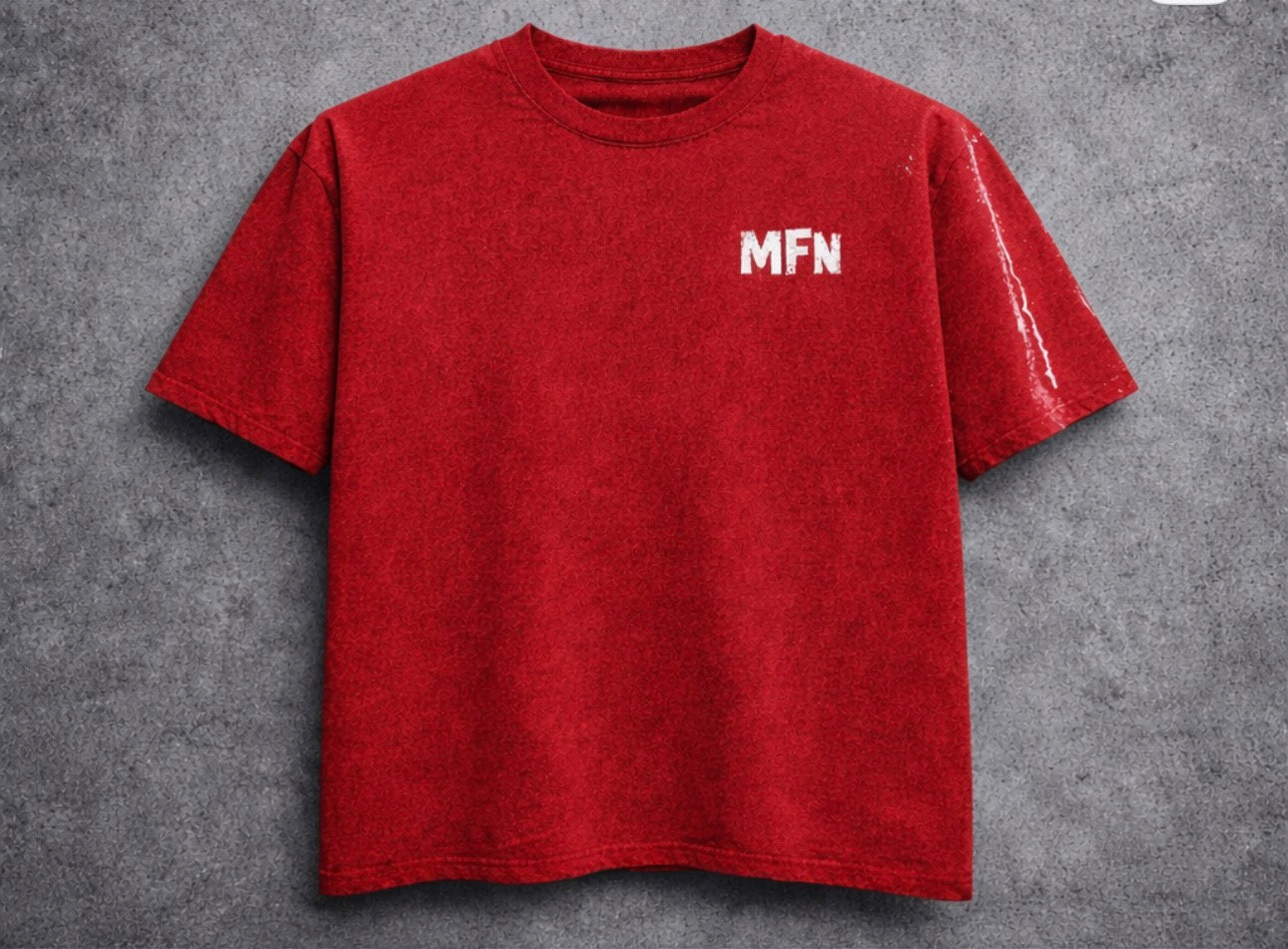 MFN Statement Tee – Fire Red