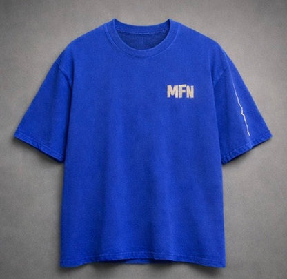 MFN Statement Tee – Electric Blue