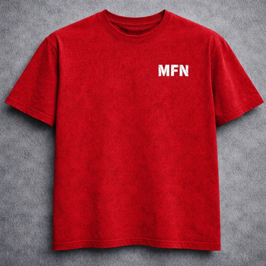 MFN Statement Tee – Fire Red