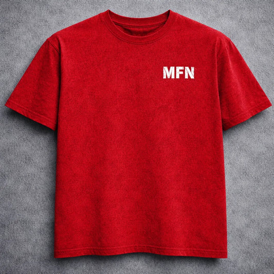 MFN Statement Tee – Fire Red